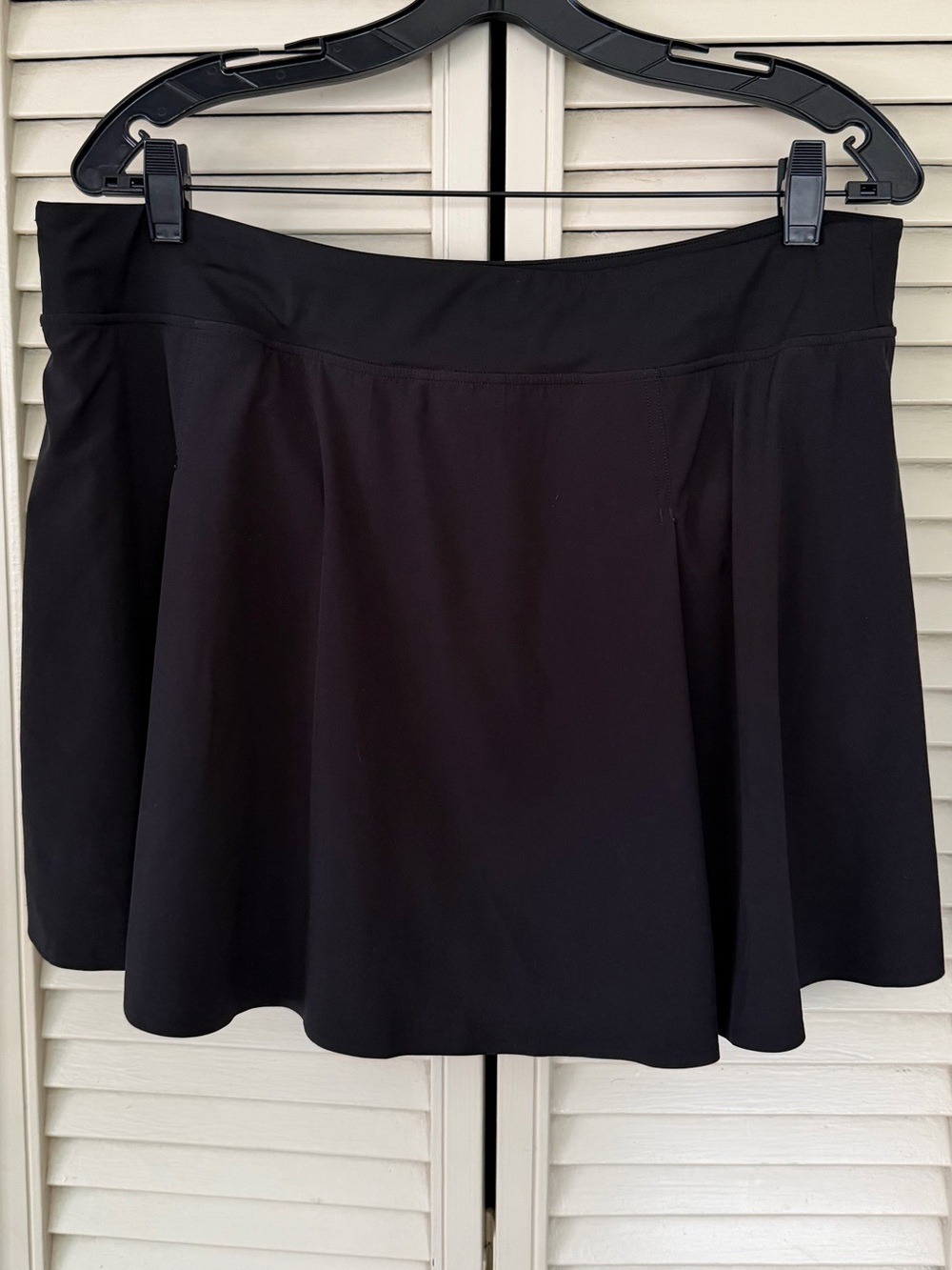 Lululemon Black Tennis Skirt High Rise Stitched Logo XL - Picture 8 of 9